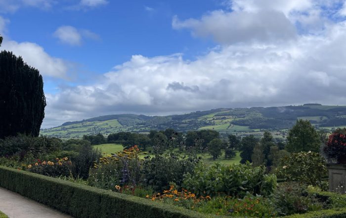 View at Powis Castle