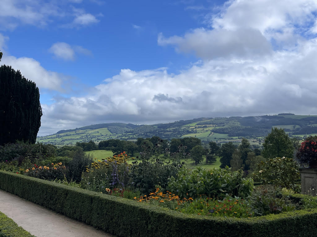 View at Powis Castle